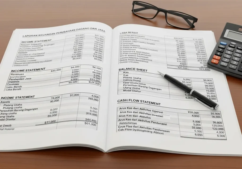 Contoh Laporan Keuangan Perusahaan Dagang dan Jasa
